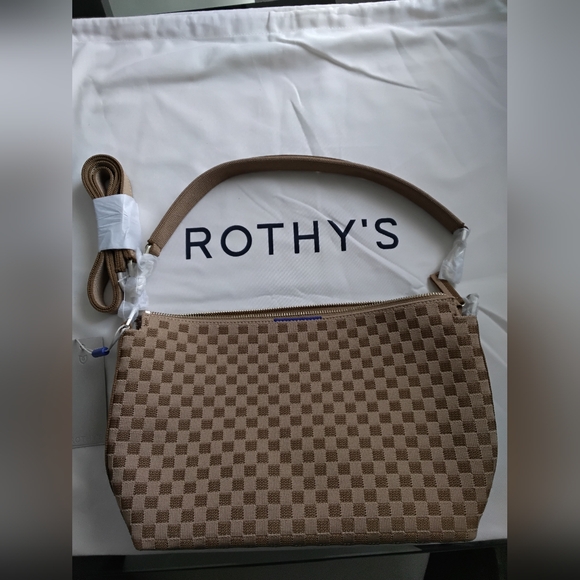 Rothy's The Daily Crossbody in Hazelnut - Picture 2 of 3